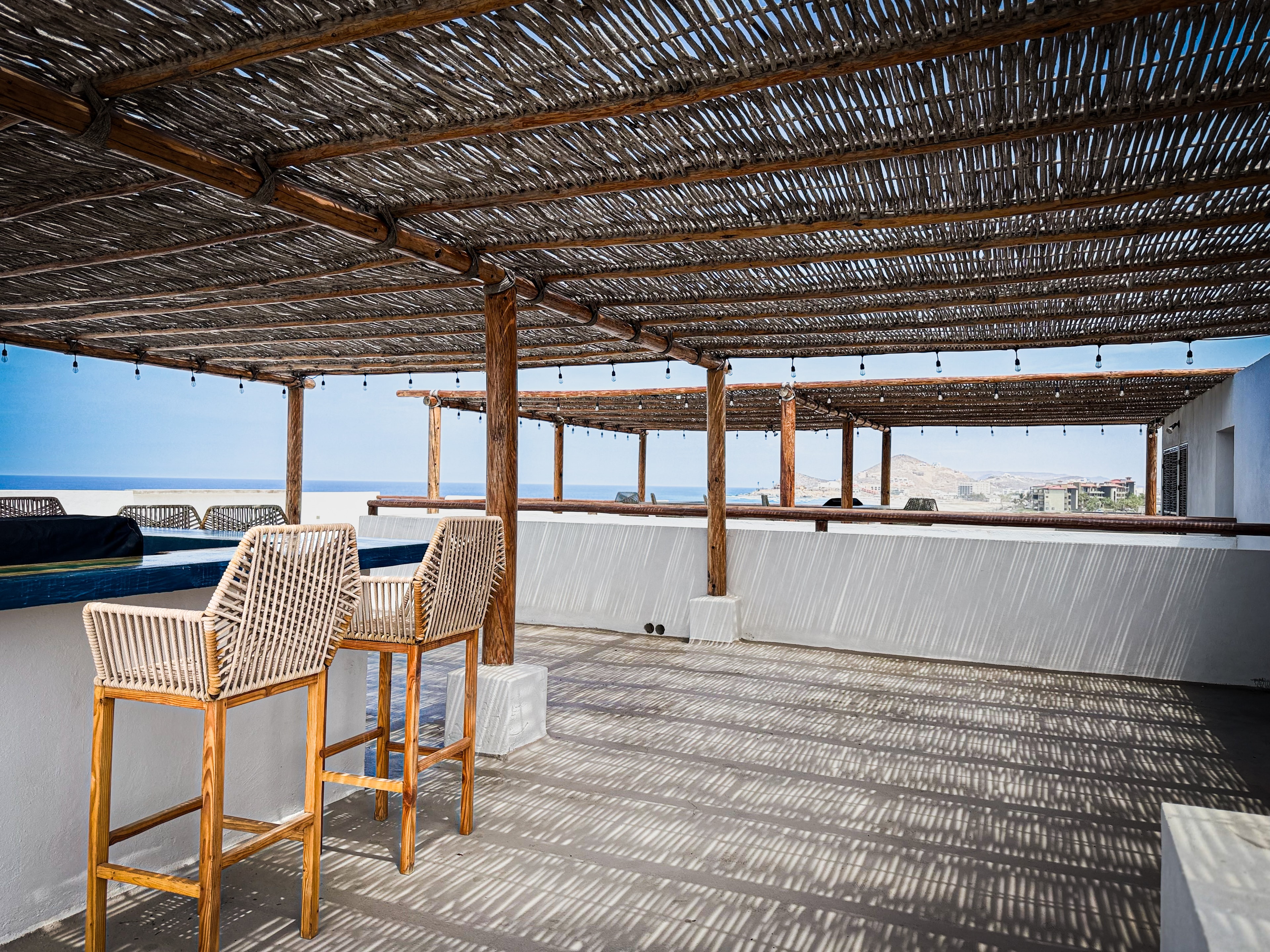 Fotografía real de Penthouse 301 frente al mar